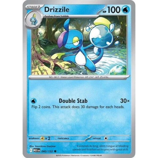 ME01: Mega Evolution - 040/132 - Drizzile