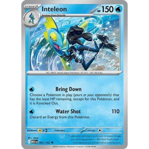 ME01: Mega Evolution - 041/132 - Inteleon