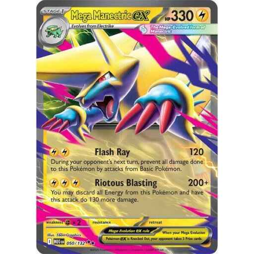 ME01: Mega Evolution - 050/132 - Mega Manectric ex