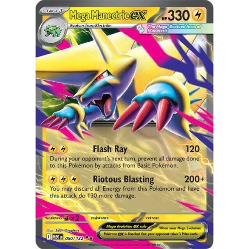 ME01: Mega Evolution - 050/132 - Mega Manectric ex