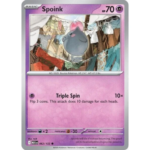 ME01: Mega Evolution - 062/132 - Spoink