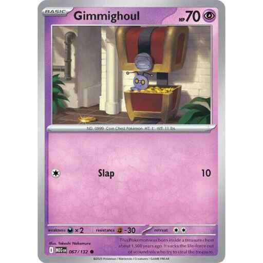 ME01: Mega Evolution - 067/132 - Gimmighoul - Reverse Holo
