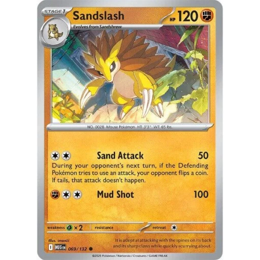 ME01: Mega Evolution - 069/132 - Sandslash