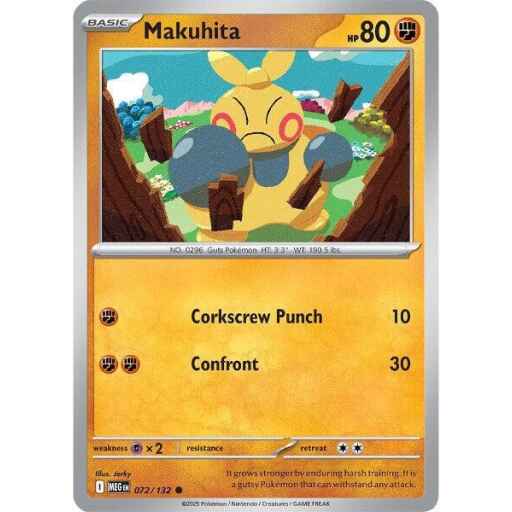 ME01: Mega Evolution - 072/132 - Makuhita - Reverse Holo