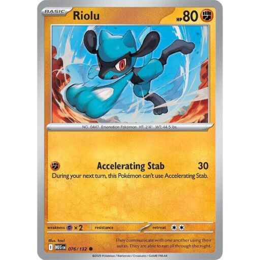 ME01: Mega Evolution - 076/132 - Riolu