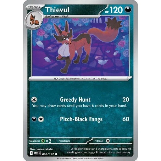 ME01: Mega Evolution - 090/132 - Thievul