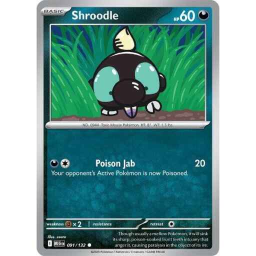 ME01: Mega Evolution - 091/132 - Shroodle