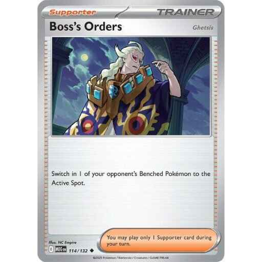 ME01: Mega Evolution - 114/132 - Boss's Orders [Ghetsis] - Reverse Holo