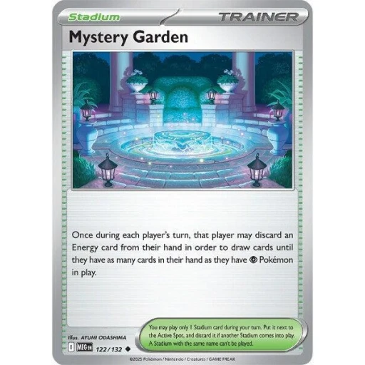 ME01: Mega Evolution - 122/132 - Mystery Garden - Reverse Holo