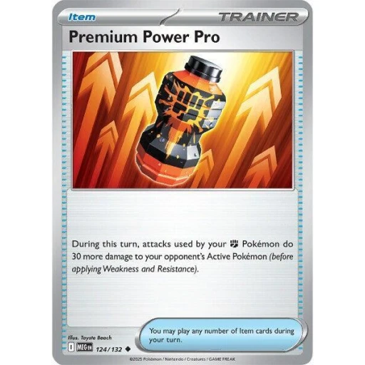 ME01: Mega Evolution - 124/132 - Premium Power Pro - Reverse Holo