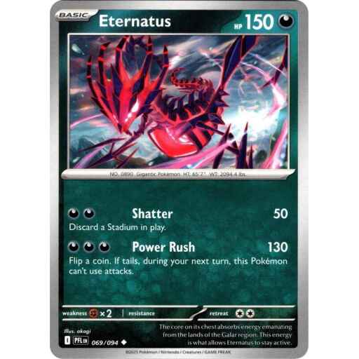 ME02: Phantasmal Flames - 069/094 - Eternatus - Reverse Holo