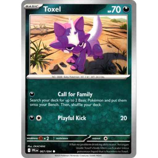 ME02: Phantasmal Flames - 067/094 - Toxel - Reverse Holo