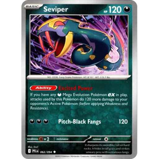 ME02: Phantasmal Flames - 062/094 - Seviper