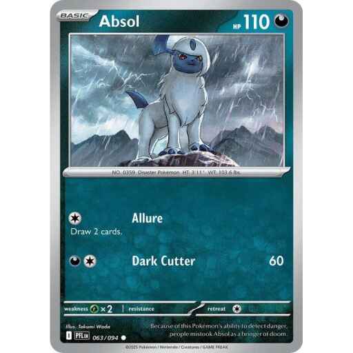 ME02: Phantasmal Flames - 063/094 - Absol - Reverse Holo