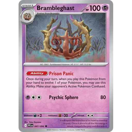 ME02: Phantasmal Flames - 047/094 - Brambleghast - Reverse Holo