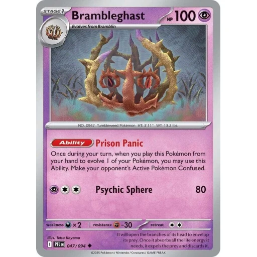 ME02: Phantasmal Flames - 047/094 - Brambleghast - Reverse Holo