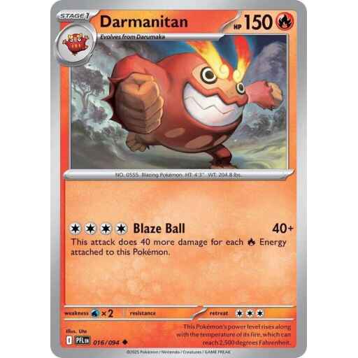 ME02: Phantasmal Flames - 016/094 - Darmanitan - Reverse Holo