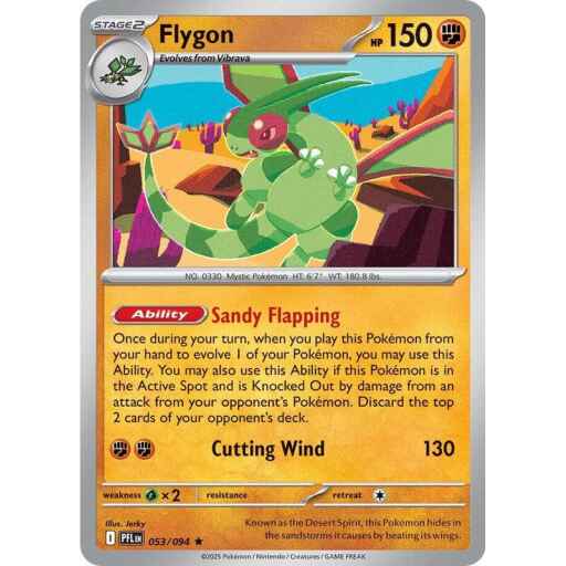 ME02: Phantasmal Flames - 053/094 - Flygon - Reverse Holo