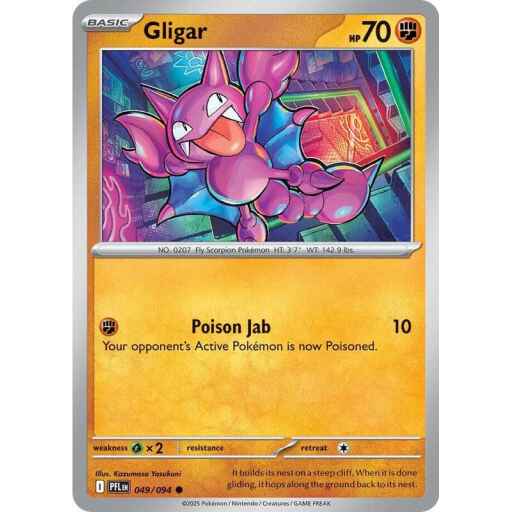 ME02: Phantasmal Flames - 049/094 - Gligar - Reverse Holo