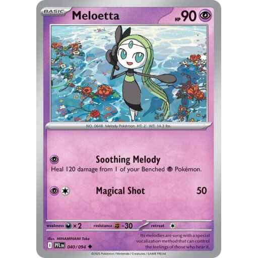 ME02: Phantasmal Flames - 040/094 - Meloetta - Reverse Holo