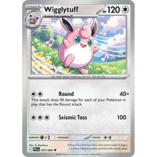 ME02: Phantasmal Flames - 077/094 - Wigglytuff - Reverse Holo