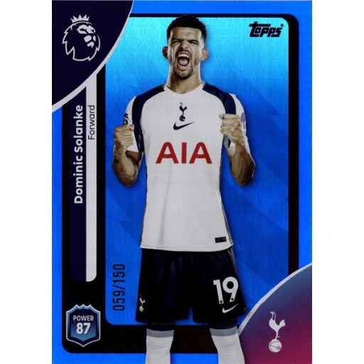 Topps Premier League 2025-26 Dominic Solanke 267 Numbered Parallel 059/150