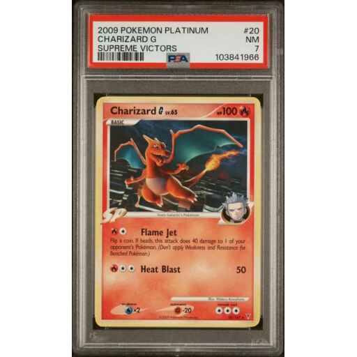 PSA 7 Near Mint - 2009 Pokemon Supreme Victors Charizard G #20