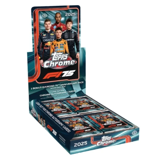 [Rip and Ship Exclusive] Topps Chrome Formula 1 2025 Hobby Box