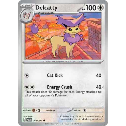 ME: Ascended Heroes - 166/217 - Delcatty