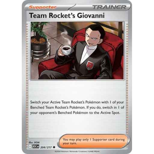 ME: Ascended Heroes - 204/217 - Team Rocket's Giovanni