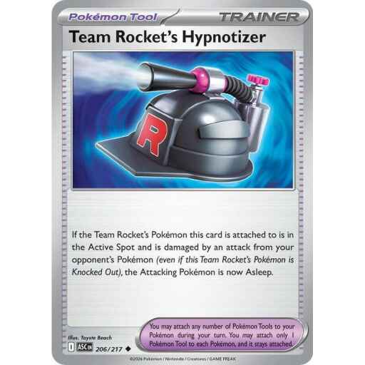 ME: Ascended Heroes - 206/217 - Team Rocket's Hypnotizer
