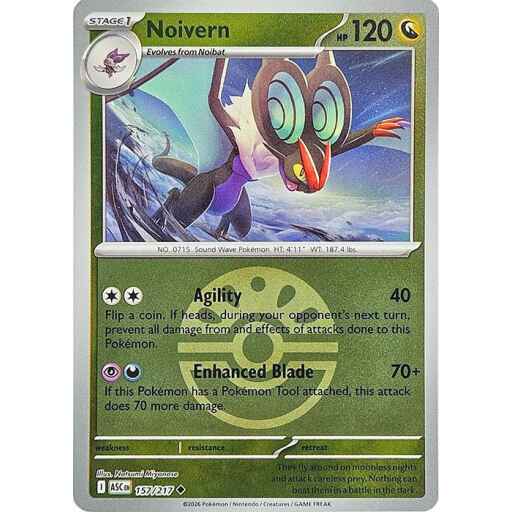 ME: Ascended Heroes - 157/217 - Noivern (Friend Ball) - Reverse Holo