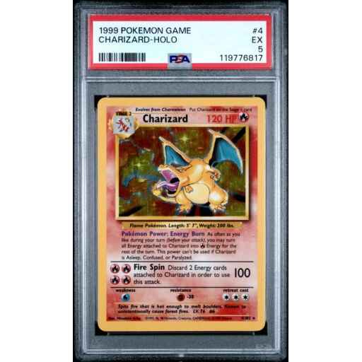 Alternative view of [Rip & Ship Exclusive] Collectible Premium Mystery Bag [PSA 5 Base Set Charizard Holo Chase]