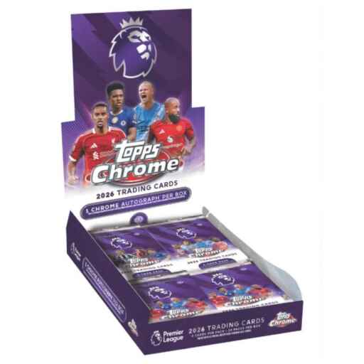 [Rip & Ship Exclusive] Topps Chrome Premier League 2026 Hobby Box