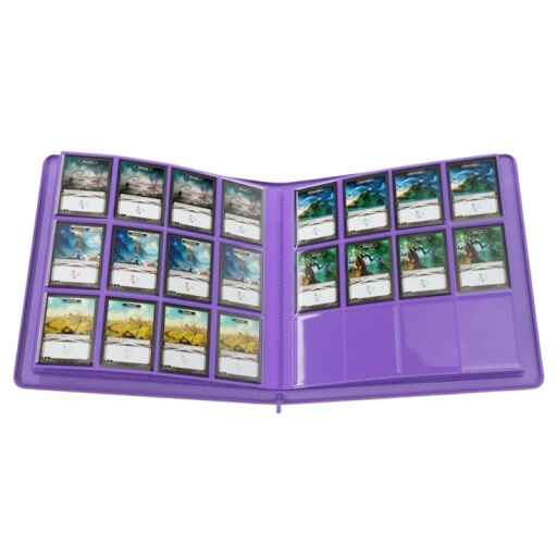 Alternative view of Gamegenic - Zip-Up Album 24-Pocket Purple