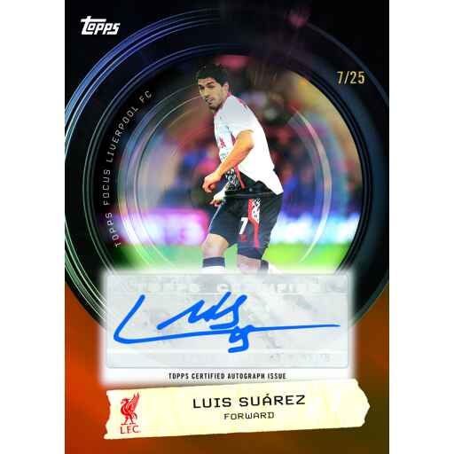 Alternative view of 2025-26 Topps Focus Liverpool FC