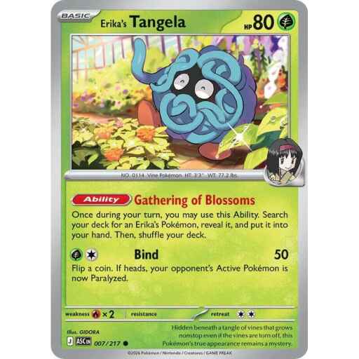 ME: Ascended Heroes - 007/217 - Erika's Tangela