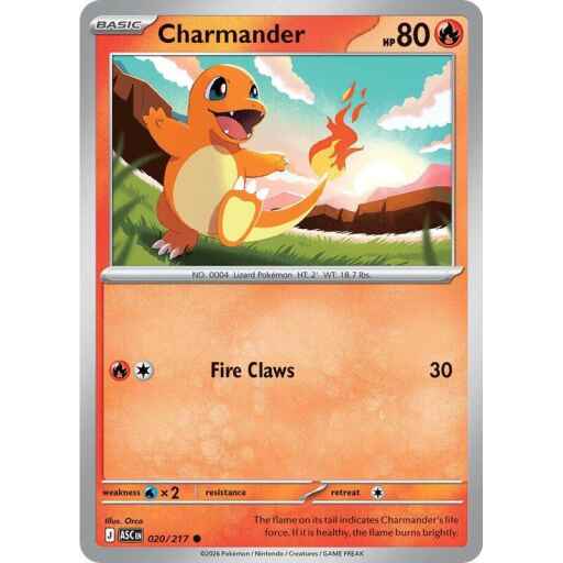 ME: Ascended Heroes - 020/217 - Charmander