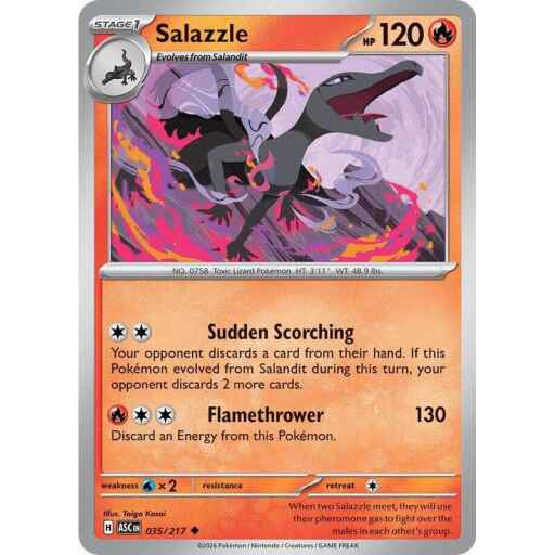 ME: Ascended Heroes - 035/217 - Salazzle