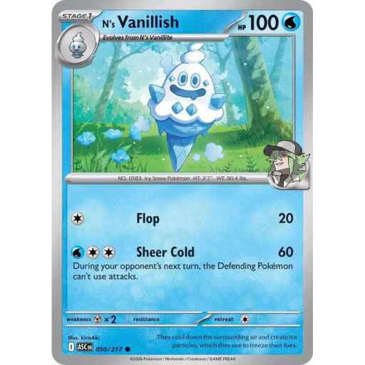 ME: Ascended Heroes - 050/217 - N's Vanillish