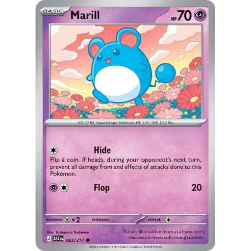 ME: Ascended Heroes - 083/217 - Marill