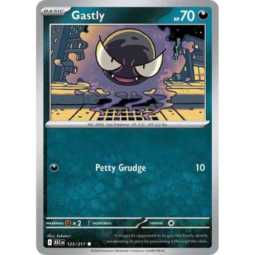 ME: Ascended Heroes - 123/217 - Gastly